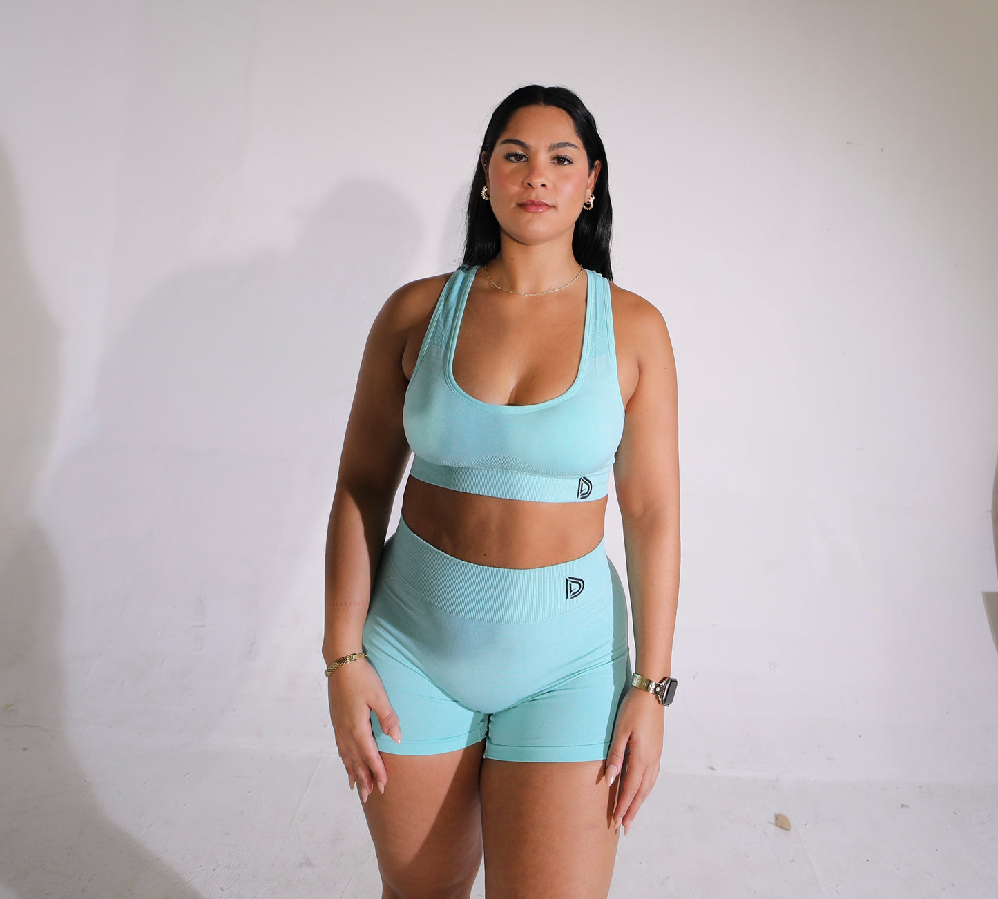 Blue Women's Gym Set