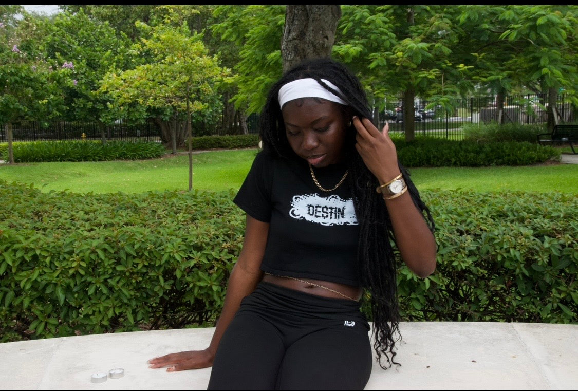 Black Crop Top