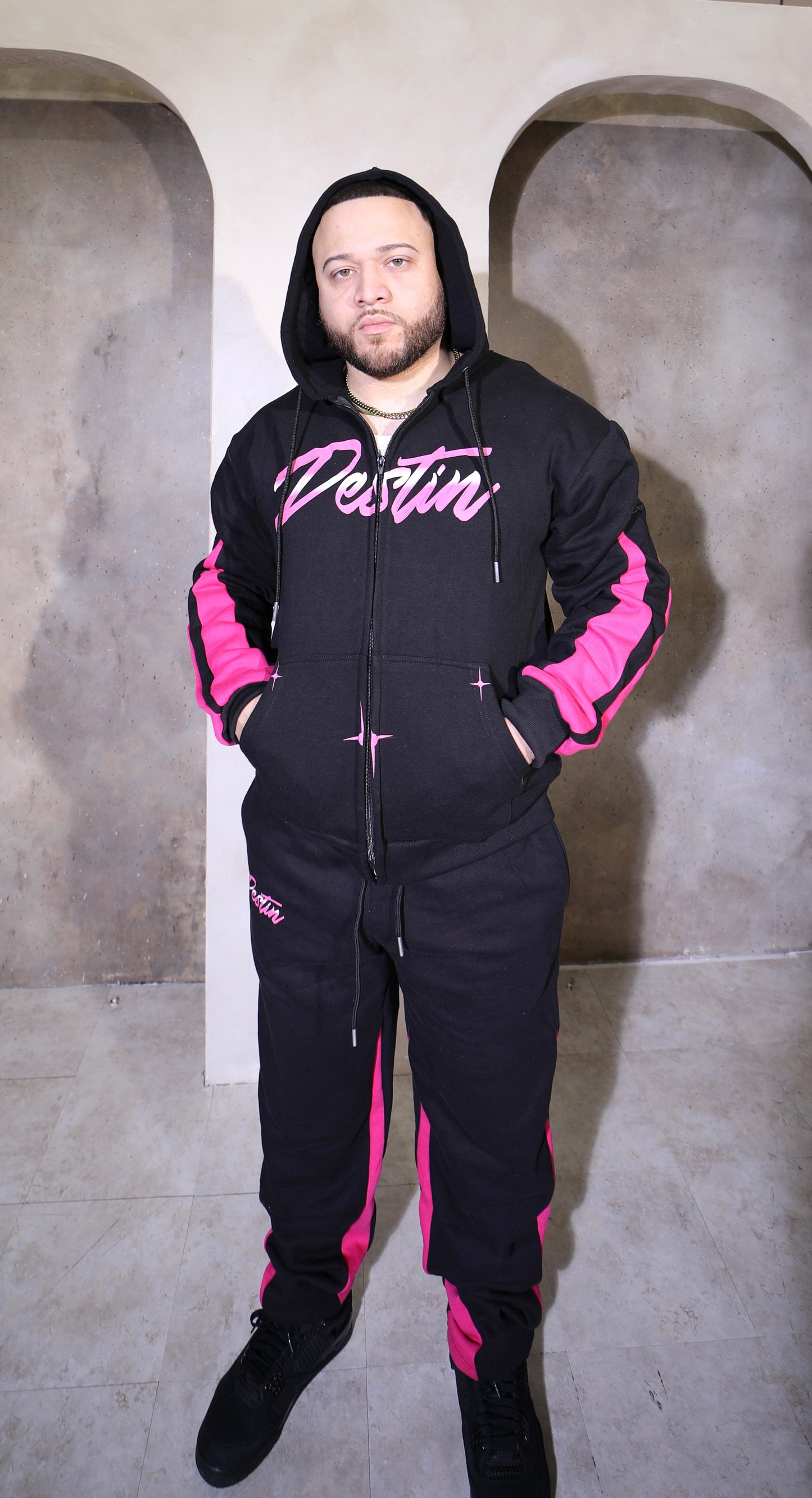 Destin Eclipse Stripe Purple Set